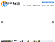 Tablet Screenshot of chisagolakeschamber.com